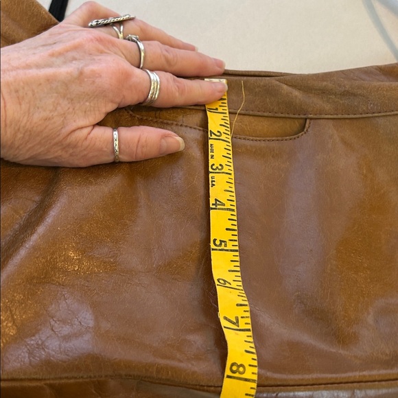 HOBO AVON LEATHER SIDE POCKET BROWN SHOULDER BAG - Picture 11 of 14